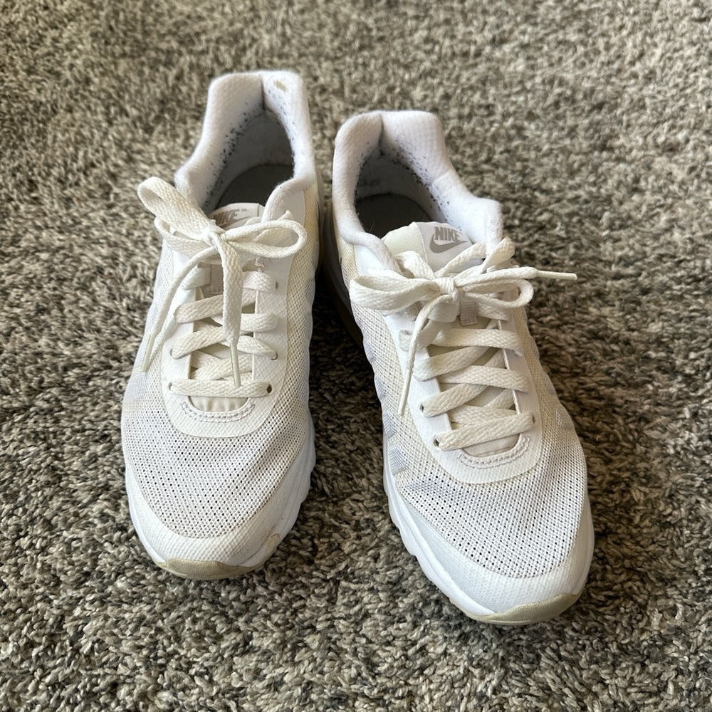 Nike Women's Classic White Mesh Sneakers